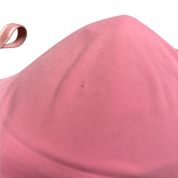 True Body Triangle Lace Racerback Bra Pink Sz XL Light Padded No Wire New - Picture 6 of 9